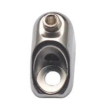 2X Chevalet de Guitare Électrique Sans Tête avec Clé pour Guitare Électrique Sans Tête Argent