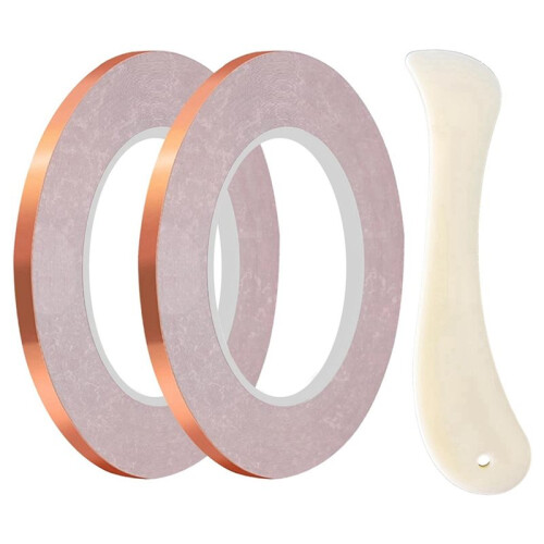 5mm Backed Copper Foil Tape for Stained Glass (8Roll) 2
