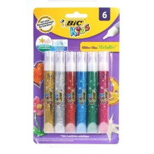 Glitterlimblanding med 6 farver BIC