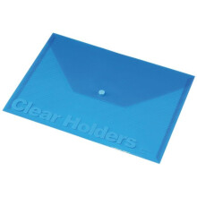 Focus C330 A4 kuvert gennemsigtig blå