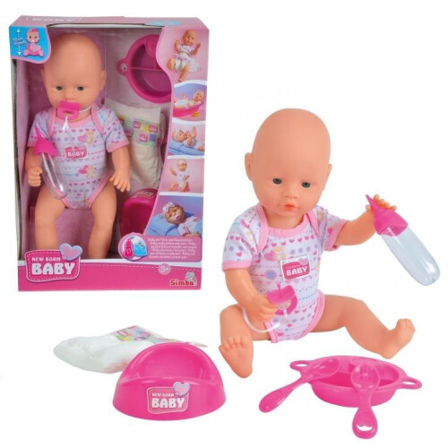 Simba NBB Babydukke med tilbehør, 38 cm