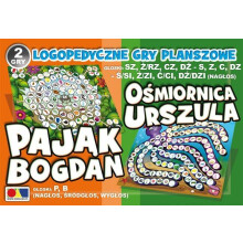 2 spil Urszula blæksprutten/Bogdan edderkoppen