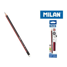 HB trekantet blyant med viskelæder (12 stk.) MILAN