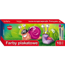 Plakatmaling 10 farver 20ml MONA