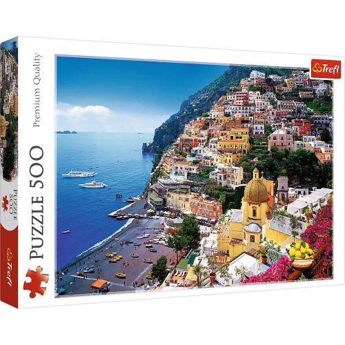 Puslespil 500 Positano, Amalfikysten, ejet af TREFL