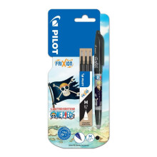 Sort kuglepen + 3 One Piece refills