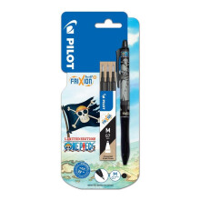 Frixion kuglepen 0,7 sort + refill 3 stk. ONE PIECE