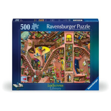 2D-puslespil: Fantastisk bibliotek 500 brikker