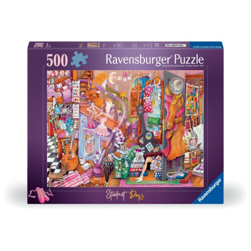 Ravensburger 2D-puslespil: Kunstnerisk rod 500 brikker