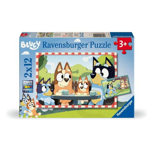 Ravensburger 2D-puslespil til børn: Blå 2x12 brikker