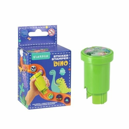 Dino klistermærke stempel