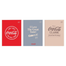 Notesbog A4/60K gitter 70g M Hybrid Coca Cola (5 stk.)