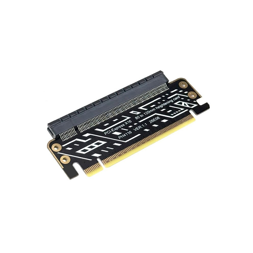 Half Height To Full Height Adapter Pcie 4.0 X16 Card Slot Extension Conversion For Desktop Motherboard 6032096646873
