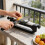 Professional Knife Sharpener System with Angle Guides for Scissors and Household Blades 5
