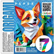 Origamipapir 120x120 35 ark 80g/m2 Hund