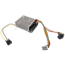 10-55V 12V 24V 36V 48V 60A 15KHZ PWM Borstad Motorhastighetsregulator med LED-Display, Framåtbroms