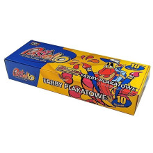 Plakatmaling 20 ml 10 farver