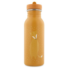 Stainless Steel Children's Bottle - TRIXIE - Mr. Fox - 500 ml - Stainless Steel - Screw Cap