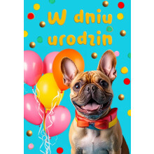 Hilsenkort til en hunds fødselsdag