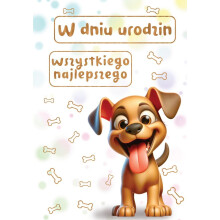 Hilsenkort til en hunds fødselsdag