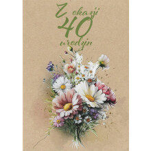 40-års fødselsdagshilsenkort