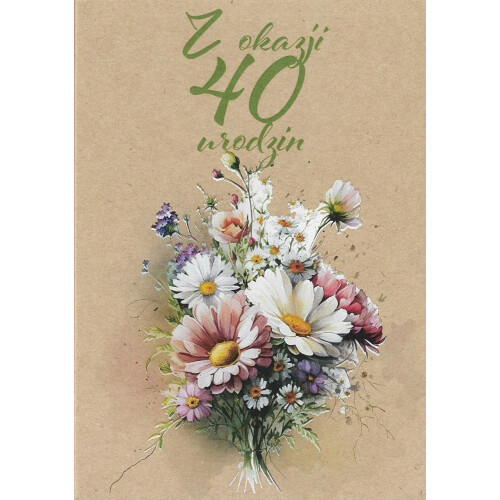 Trend 40-års fødselsdagshilsenkort