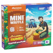 Mini Waffle 50el landmandstraktor med plov