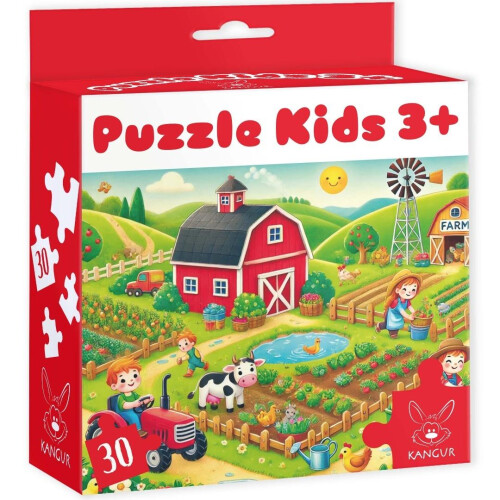 Puslespil 30 Børn Bondegård 3+