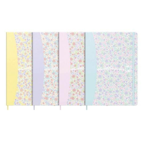 Notesbog A5/80K Blomstermix linje OXFORD