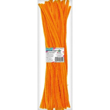 Dekorative tråde 0,6x30 cm lys orange 50 stk.