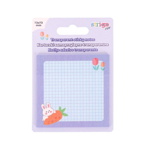 Sticky notes 73x73mm 50K lilla