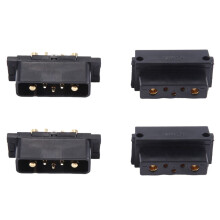 2 Pair Lithium Battery Box Power Discharge Connector 5 Pins Male Plug and Female Plug,E-Bike Power Plug for Hailong