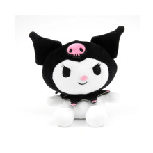 Hello Kitty Kuromi - sort plys 32 cm