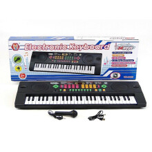 54-tangenters orgel med mikrofon og USB-oplader