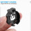 8 Pcs CR2450 Coin Cell Button Battery Socket Holder Case 2 Pins Black 2