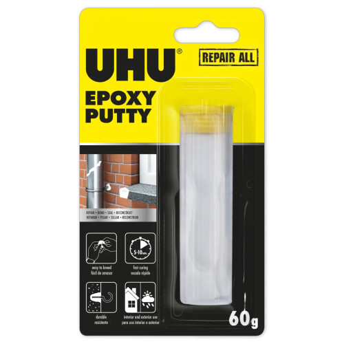 UHU Epoxy Putty Blister Pack 60g