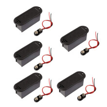 5X 9V Battery Holder Case for Active Guitar Bass Pickup