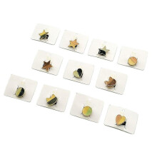 Dekorativt hårbånd 4x3,5 cm MIX