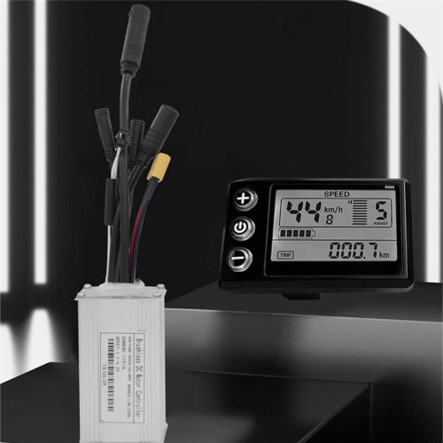 Three Mode Ebike Sine Wave Controller 24V/36V/48V 17A with S866 LCD Display Waterproof Connector for 350W Ebike 1