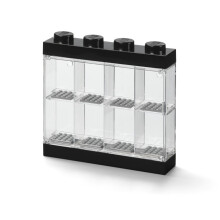 Lego(R) udstillingsskab til 8 minifigurer, sort