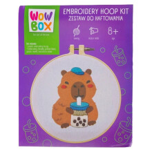 Wow Box Capybara Bubble Tea Broderikit