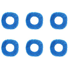 6X Disposable Mop,Washable Durable Replacement Microfiber Pads Dust Push Mop Cloth for Dry and Wet Vacuum Cleaner,