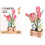 3D træpuslespil blomster tulipaner 1