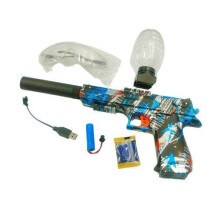Gelkuglepistol med oplader