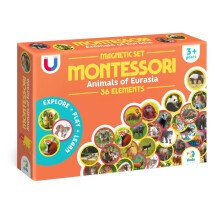 Montessori Magnetsæt Dyr Eurasien
