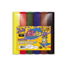 Crepepapir 20x250cm 180g 6 farver