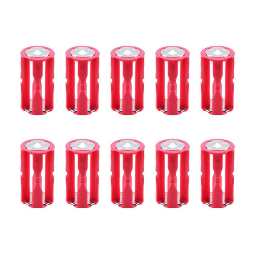 10pcs Parallel Battery Adapter Battery Holders Reusable Rustproof Convenient AAA to C Size Converter