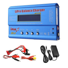 For IMAX B6 80W Lipo Battery Charger+XT60 Lipo NiMh Li-Ion Ni-Cd Digital Lipro Balance Charger Battery Charger EU Plug