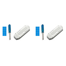 2X M.2 NVME SSD Case External Enclosure USB 3.2 Gen2 10Gbps Type-A + Type-C M2 NVME Adapter Box Supports 2230