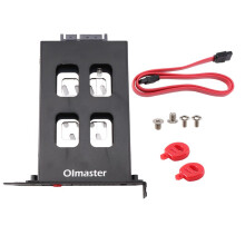 Oimaster Pci Mobile Rack Enclosure Hard Disk Drive Case Box For 2.5 Inch Sdd Hdd Adapter